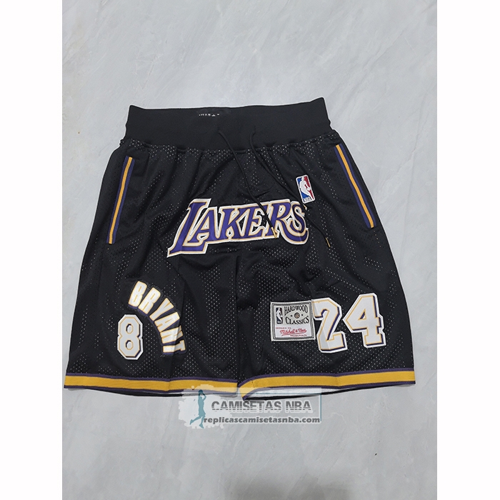 Pantalone Los Angeles Lakers Mitchell & Ness Hardwood Classics Negro